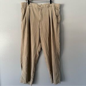 Baracuda Men's Silk Dress Pant |‎ Tan (Altered Hem)
